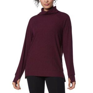 Andrew Marc New York | NWOT Sport Ribbed Funnel Neck Pullover Maroon Size Medium